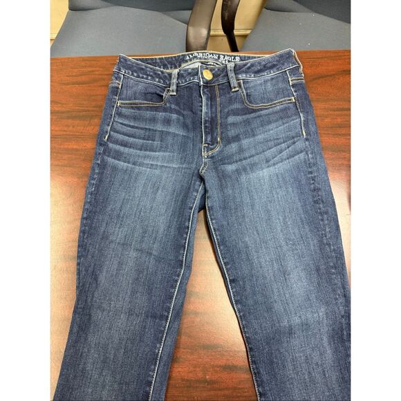 American Eagle 360 Super Stretch Hi-Rise Jegging Jeans Size 6 - Picture 2 of 8